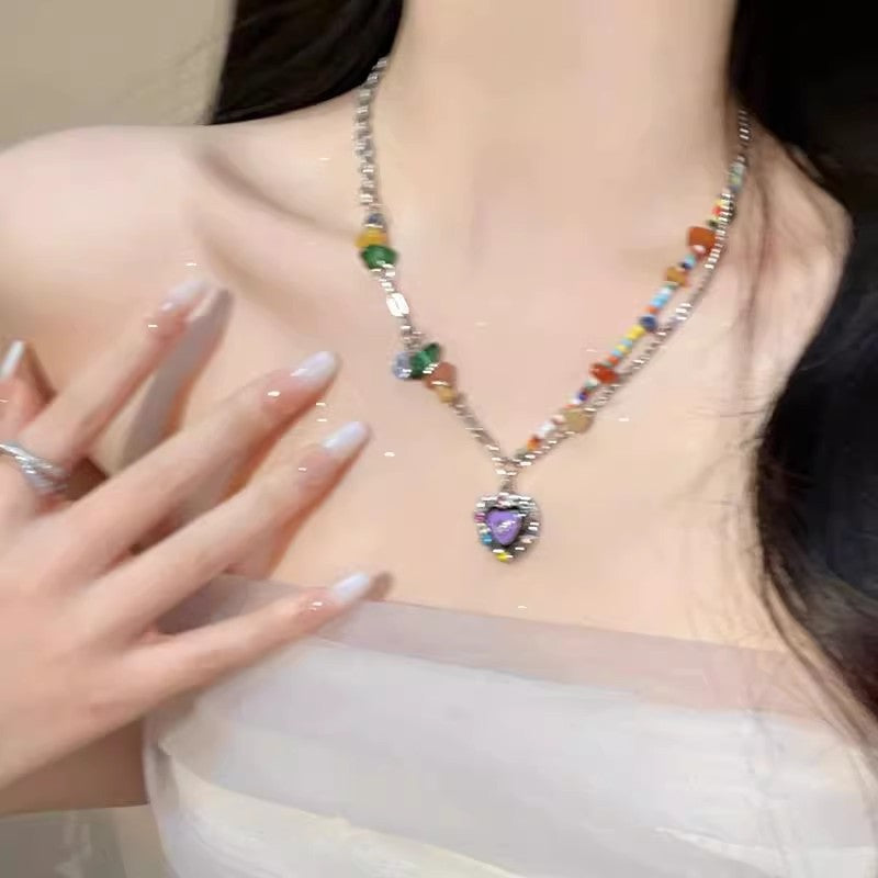 Female Niche High-grade Versatile Light Luxury Clavicle Necklaces