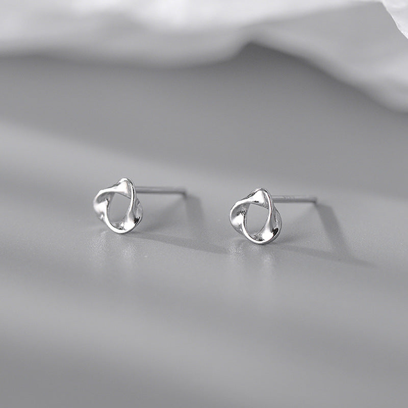 Simple Commute Petite Summer Niche Design Stud Earrings