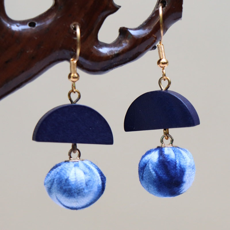 Style Chinese Traditional Cheongsam Vintage Senior Earrings