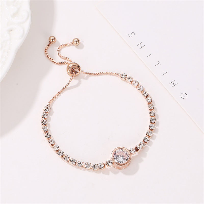 Women's Diamond Heart Retro Fashion Pearl Girlfriend Bracelets