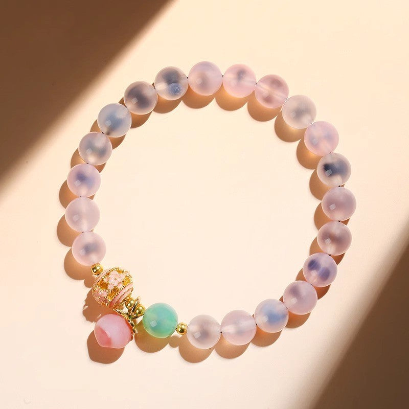 Female Light Luxury Minority Exquisite Round Beads For Friends Girlfriend Bracelet