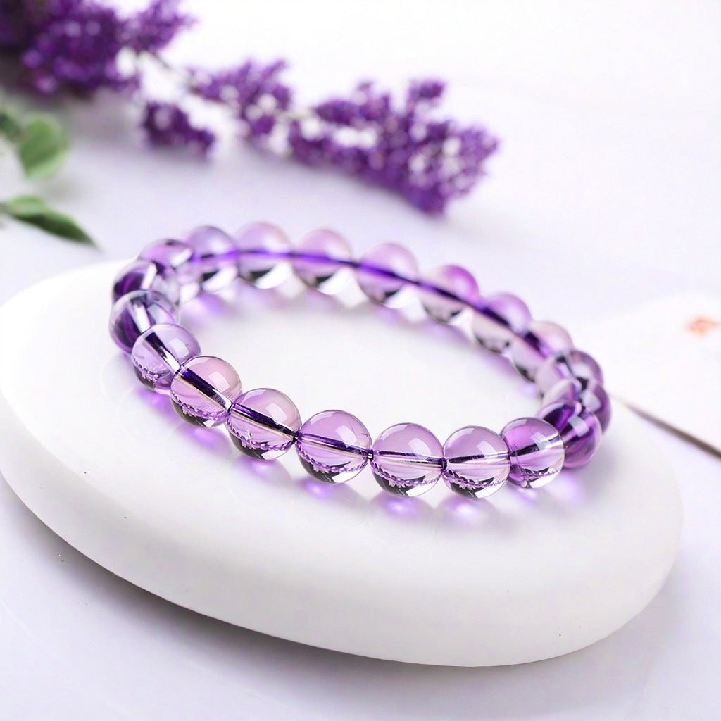 Natural Brazil Amethyst Net Body Crystal Bracelets