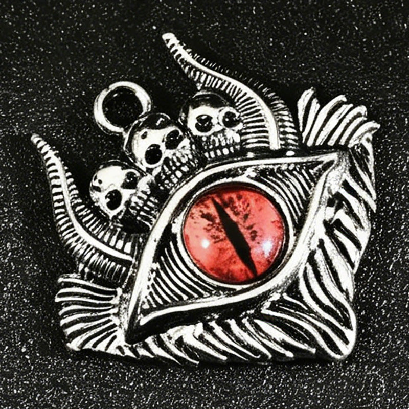 Women's & Men's Devil's Eye Skull Trendy Domineering Hip Hop Necklace