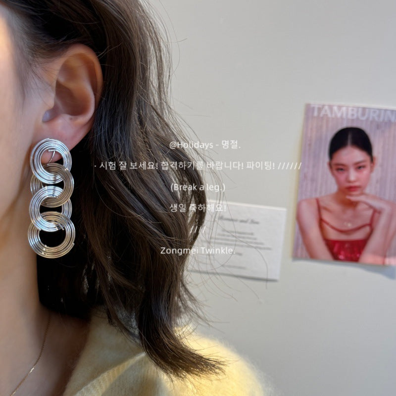 Trendy Cool Incense Modelling Small Sier Needle Mosquito Rings