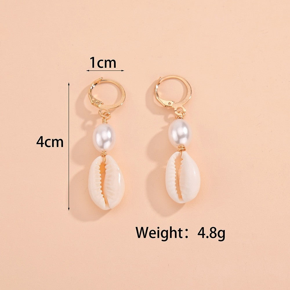 Women's Fashion Baroque Shaped Pearl Shell Pendants