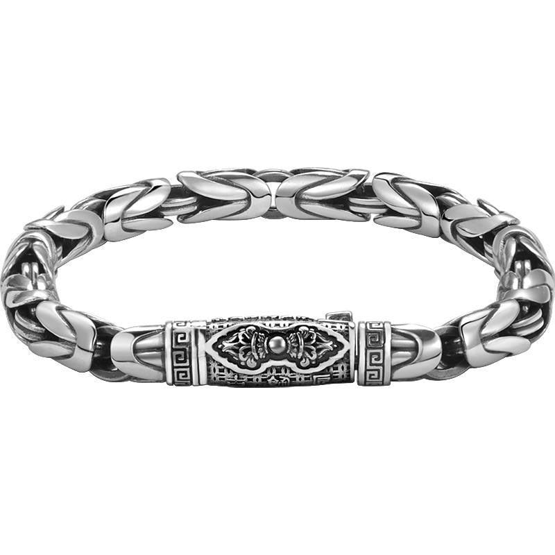 Men's Retro Safety Woven Vajra Trendy Hip Bracelets