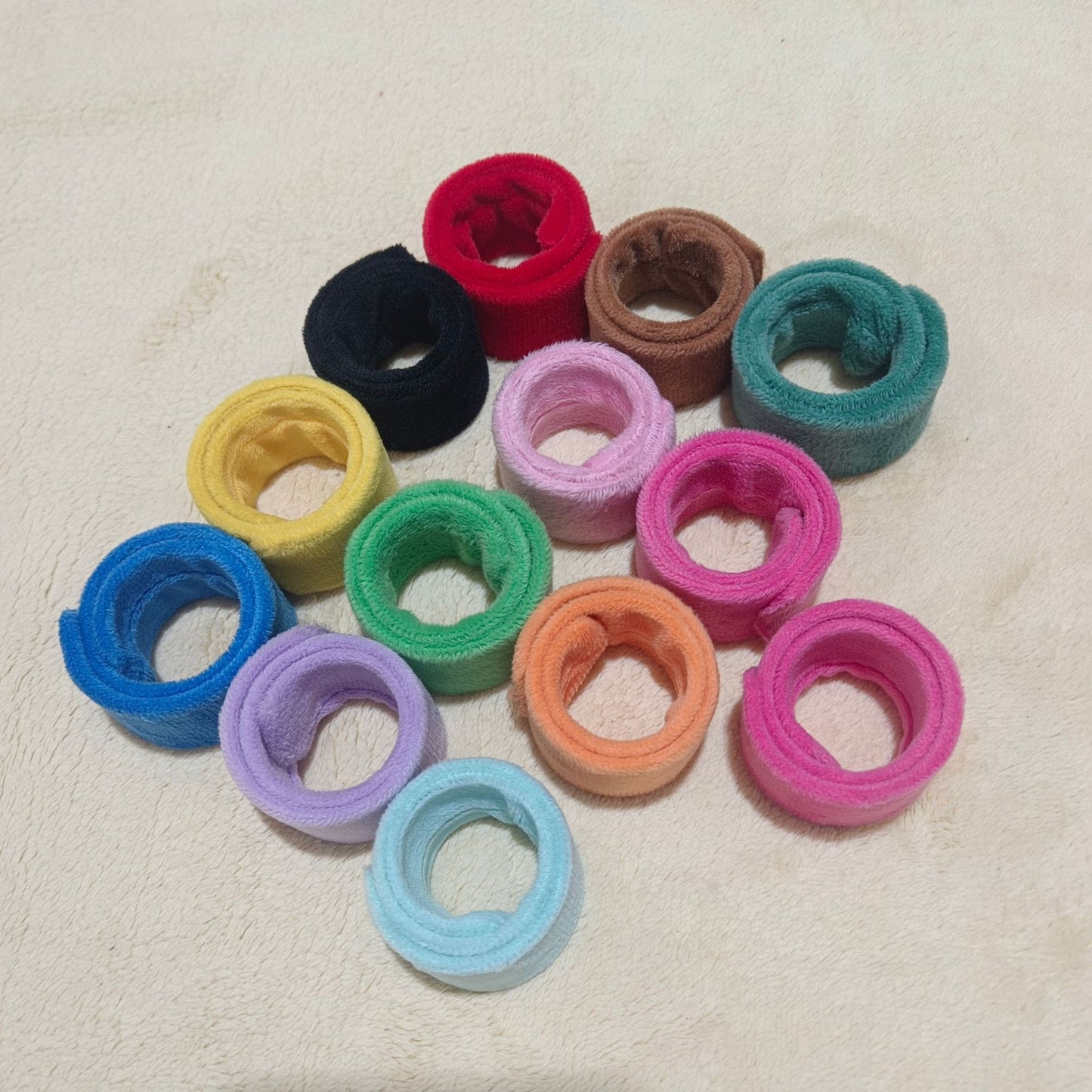 Children's Steel Sheet Slap Solid Color Cartoon Bracelet