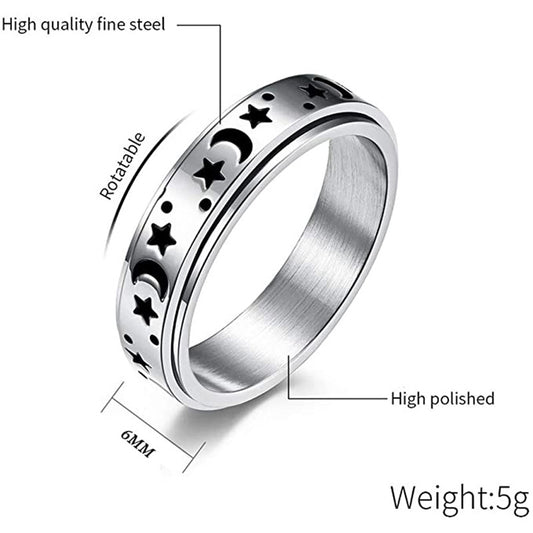 Titanium Steel Accompanying Rotating Turning Couple Rings