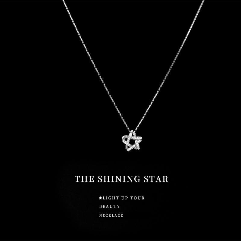 Women's Diamond Wild High Sense Affordable Luxury Style Sweater Necklace