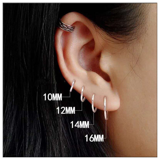 Women's Circle Retro Tassel Special Fashion Minimalism Ear Clip Exquisite Light Earrings