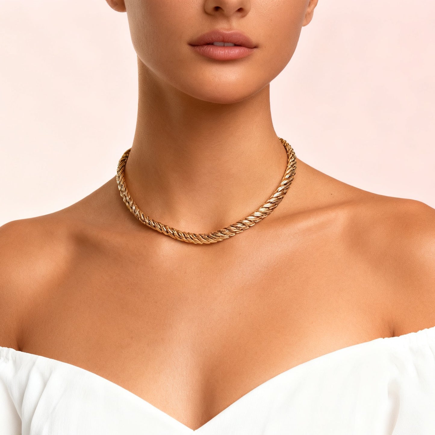 Chain Like Flat Snake Affordable Luxury Fashion Simple High-grade Necklace