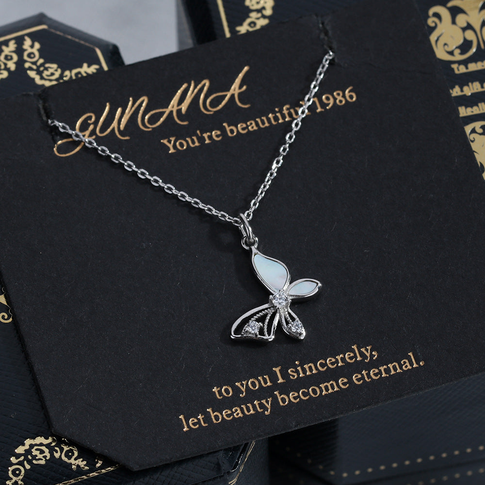 Women's Niche Temperament Clavicle Chain Rose Gold Pendants