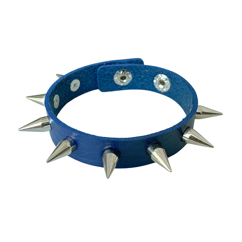 Punk Trendy Unique Rivet Couple Leather Rock Gothic Bracelets