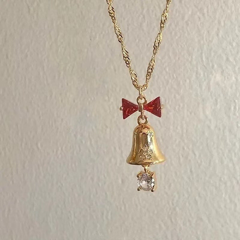 Women's Chinese Style Imitation Pink Tourmaline Small Chic For Special Interest Necklaces