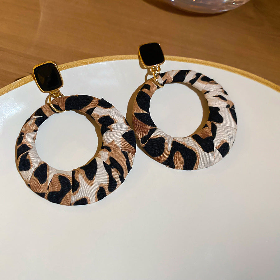 Chinese Style Coffee Color Wooden Bead Light Luxury High-grade Mori Rings