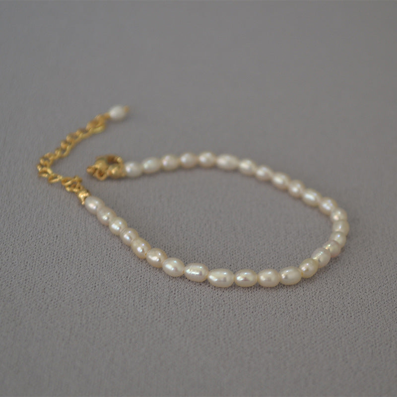 Freshwater Grain Of Rice Pearl Gentle Bracelets