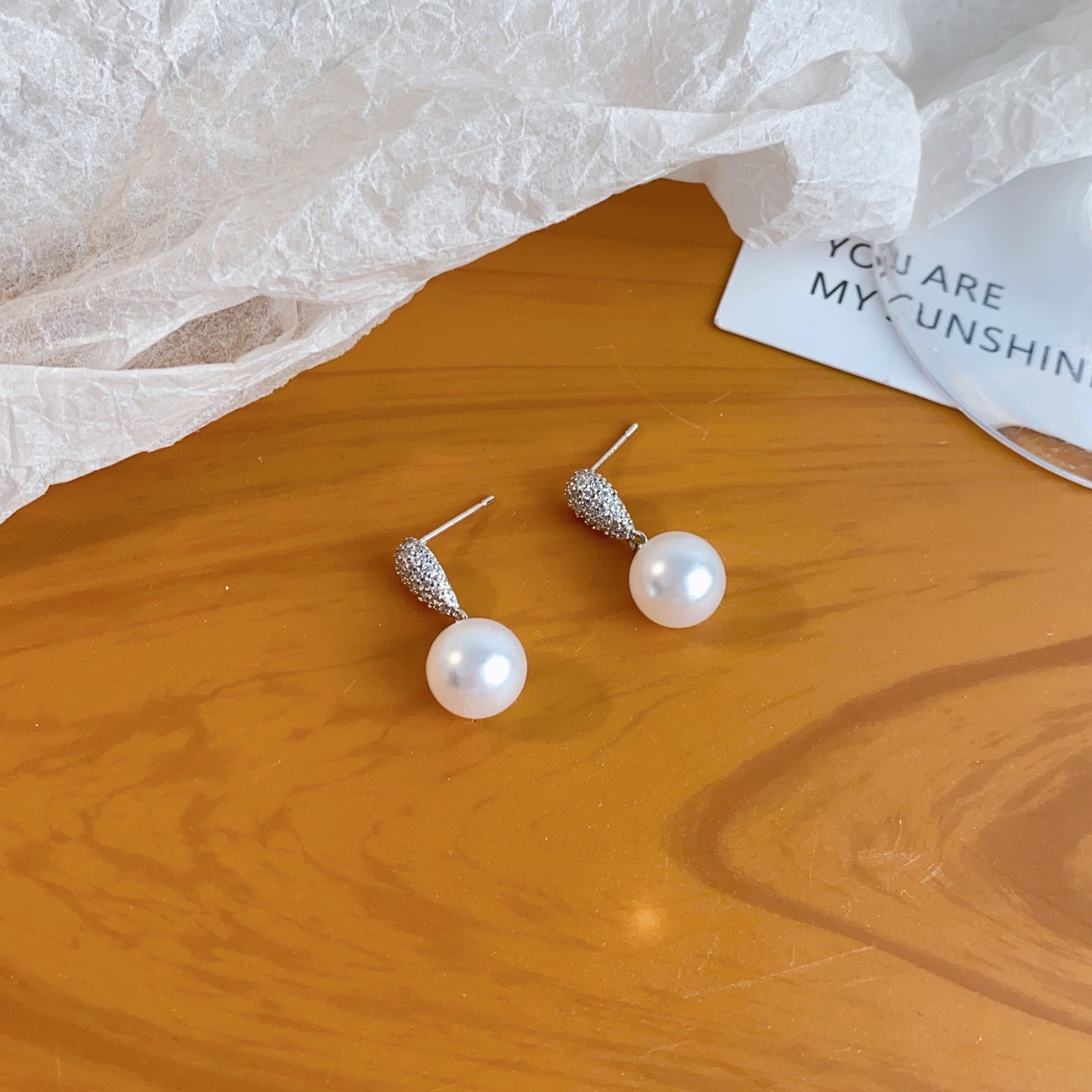 Women's French Style Temperament Elegant Eardrops Fashionable Rings