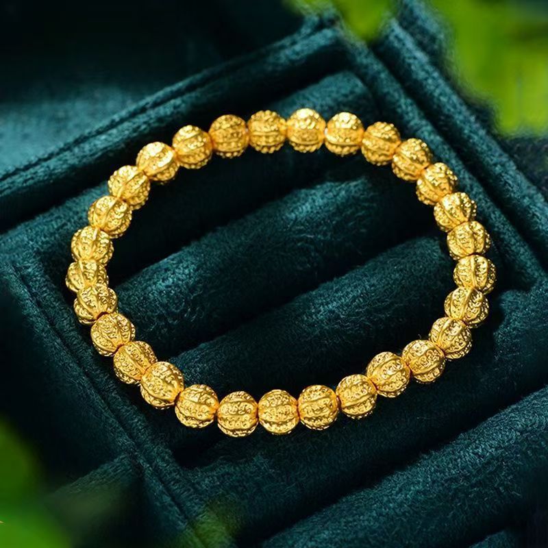 Walnut Beads Lucky Right Rain Scattered Bracelets