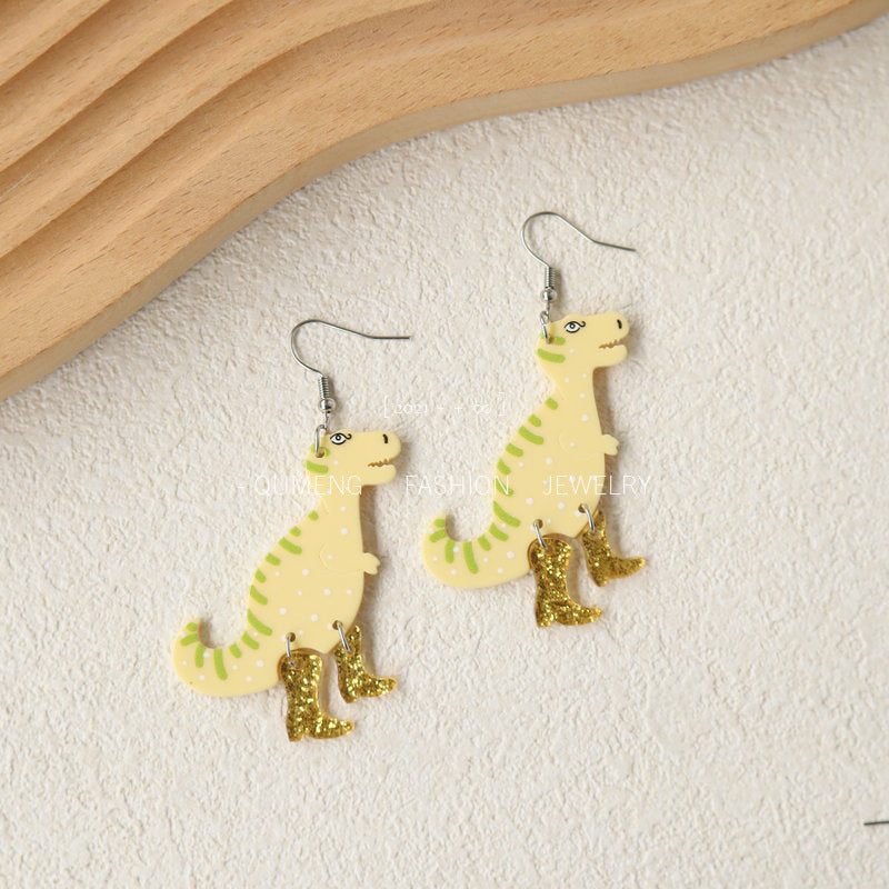 Personality Dinosaur Alternative Exaggerated Cute Retro Earrings