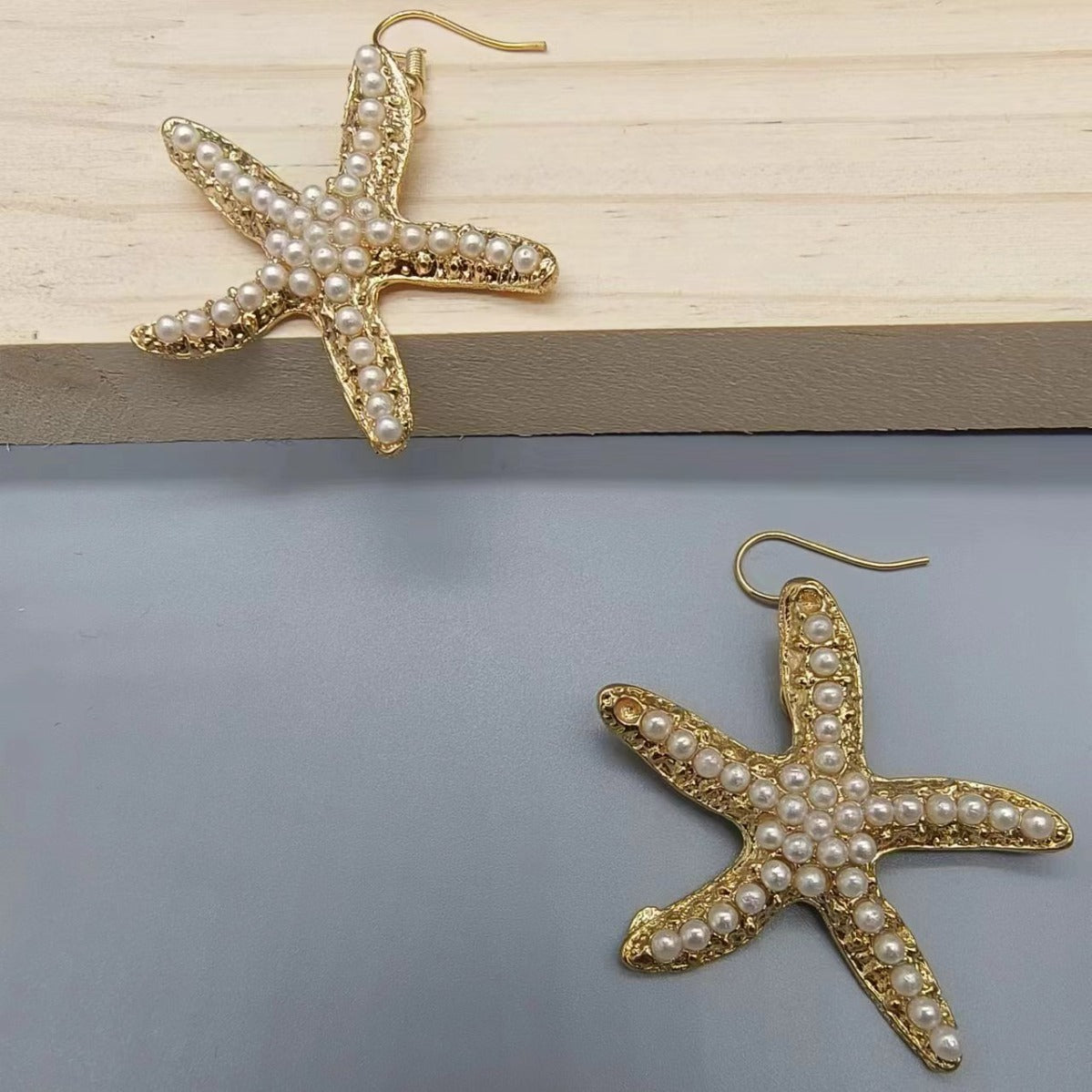 Women's Korean Fashion Simple Gorgeous Starfish Temperament For Elegant Earrings
