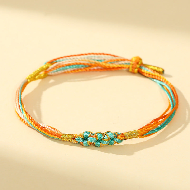 Children's Dragon Boat Festival Colorful Rope Hand-woven Small Bracelets