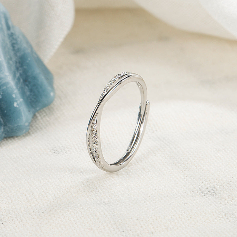 Female Light Luxury Simple Fashion Personality Design Cold Wind Ring