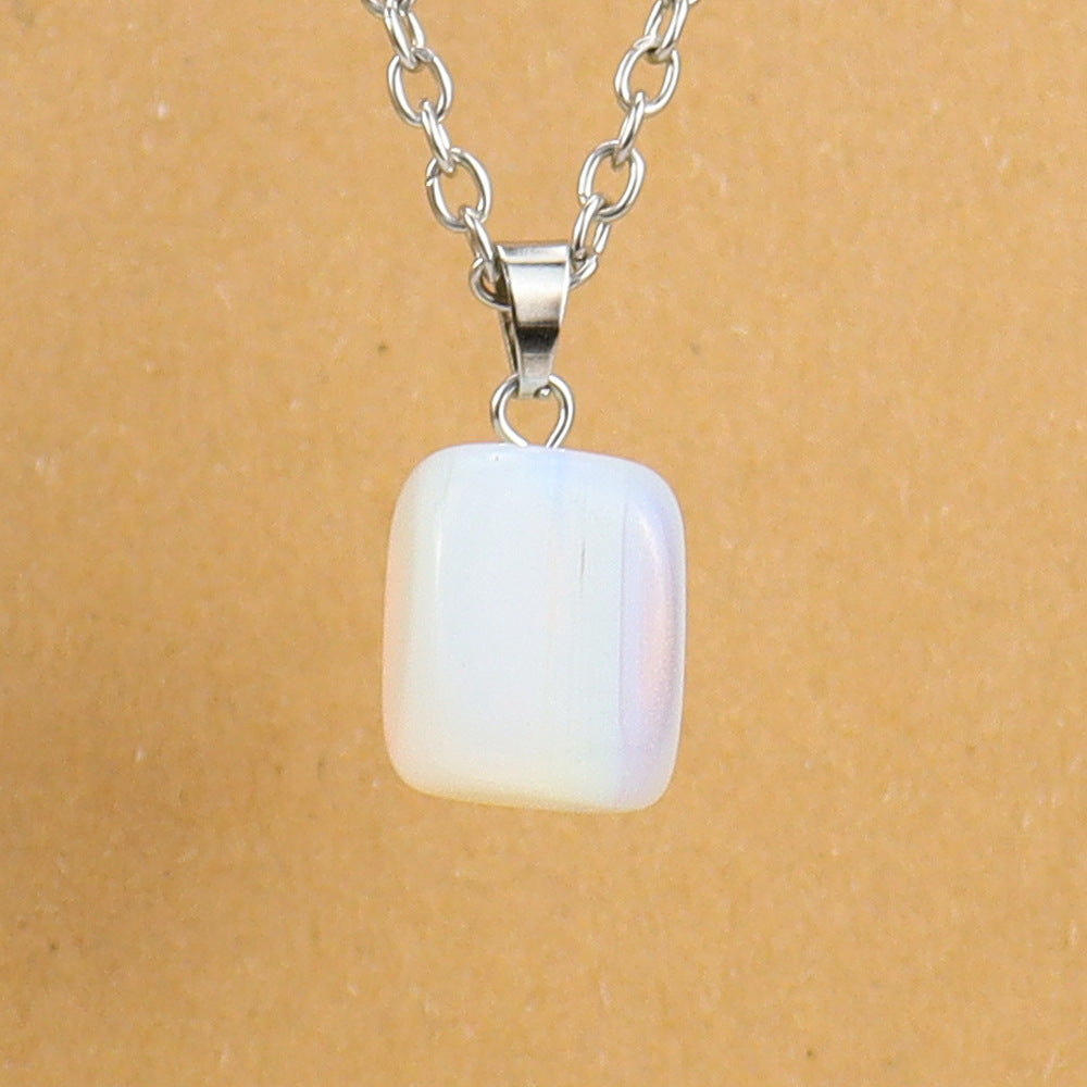 Live Broadcast Natural Crystal Stone Irregular With Necklaces