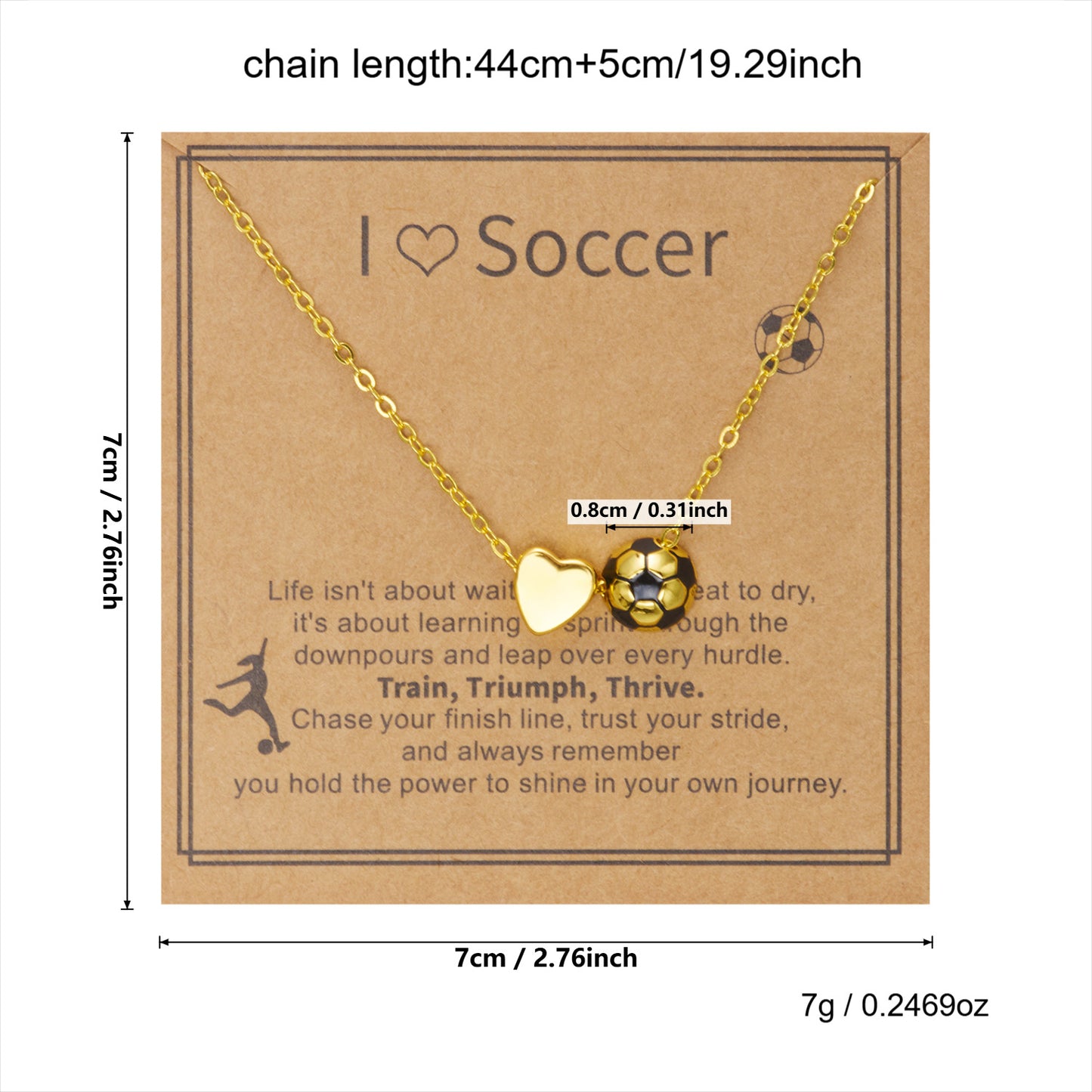 Sports Style Alloy Love Basketball Volleyball Everyday Joker Necklaces