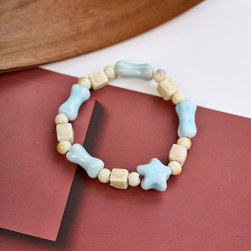 Women's Ceramic Summer High-grade Chinese Style National Bracelets