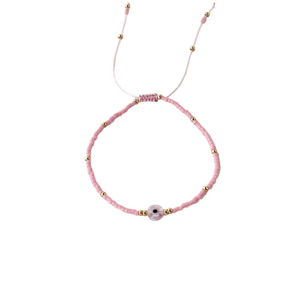 Bohemian Ethnic Style Retro Glaze Devil's Eye Bracelet