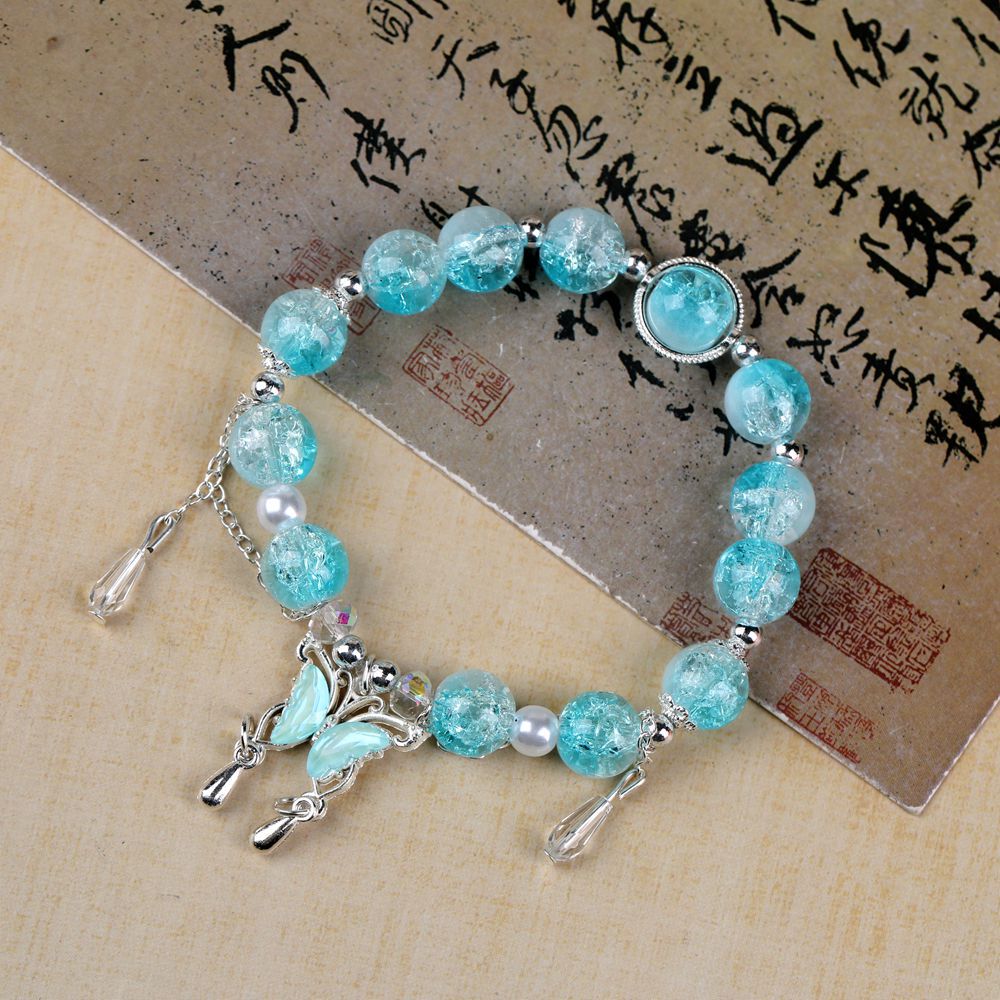 Bell Butterfly Hot Flower Crystal Cultural Bracelets