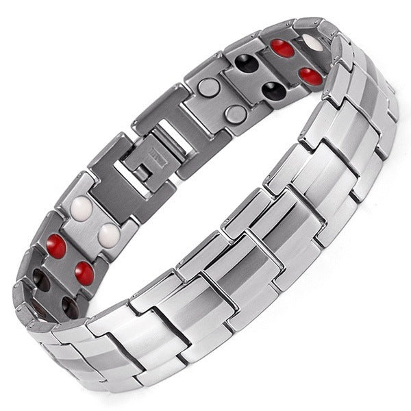 Men's Detachable Double Row Magnet Couple Bracelets