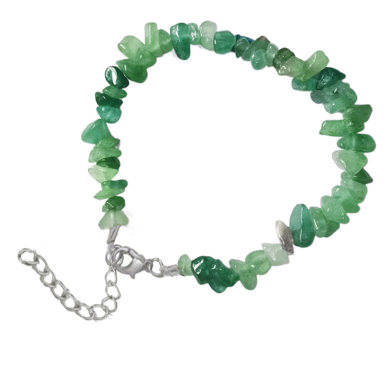Natural Crystal Agate Gravel Irregular Stone Lobster Bracelet