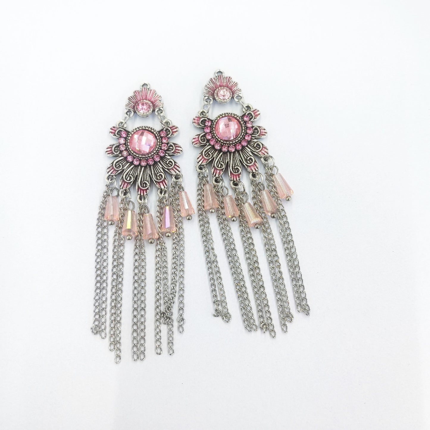Chinese Style Crystal Long Chain Alloy Your Earrings
