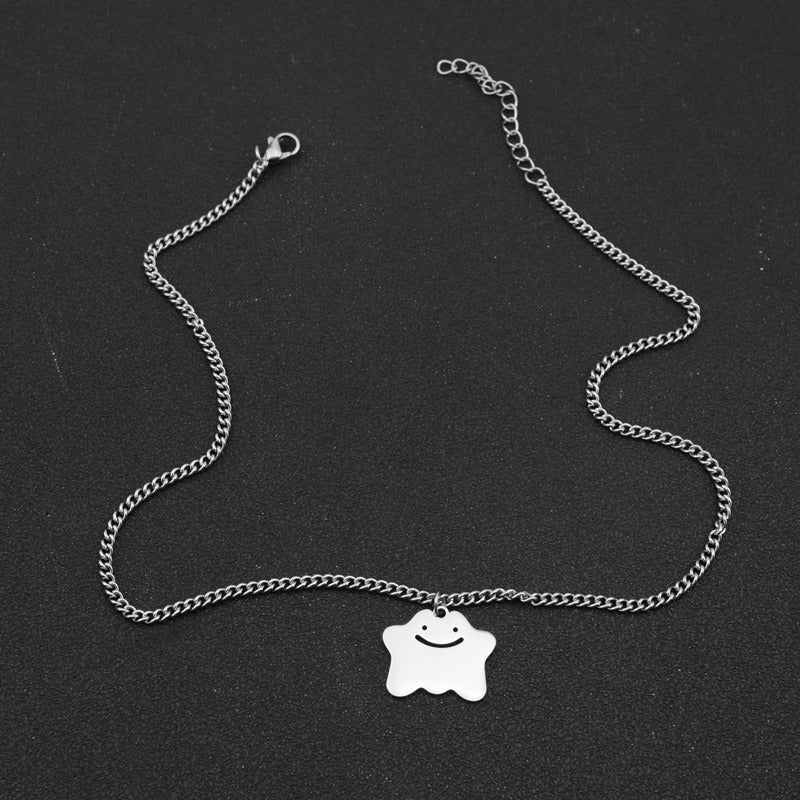 Women's Steel Cloud For Trendy Hip Hop Sweet Cool Clavicle Pendants