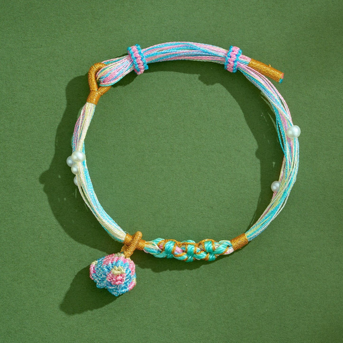 Dragon Boat Festival Colorful Rope Small Red Hand-woven Tiger Head Bracelet