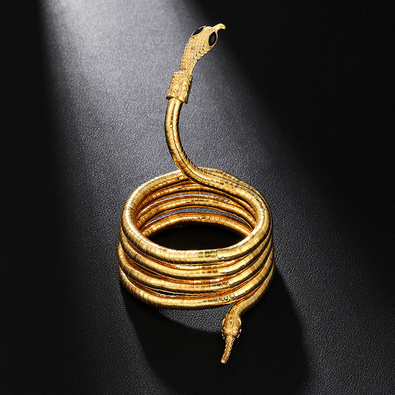 Mouth Casual Shape Snake-shaped Design Collar Necklaces