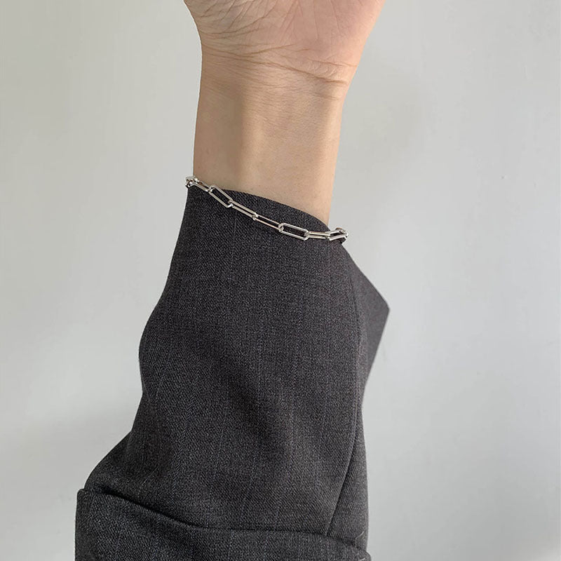 Women's Simple Cold Style Girlfriends Alloy Metal Bracelet