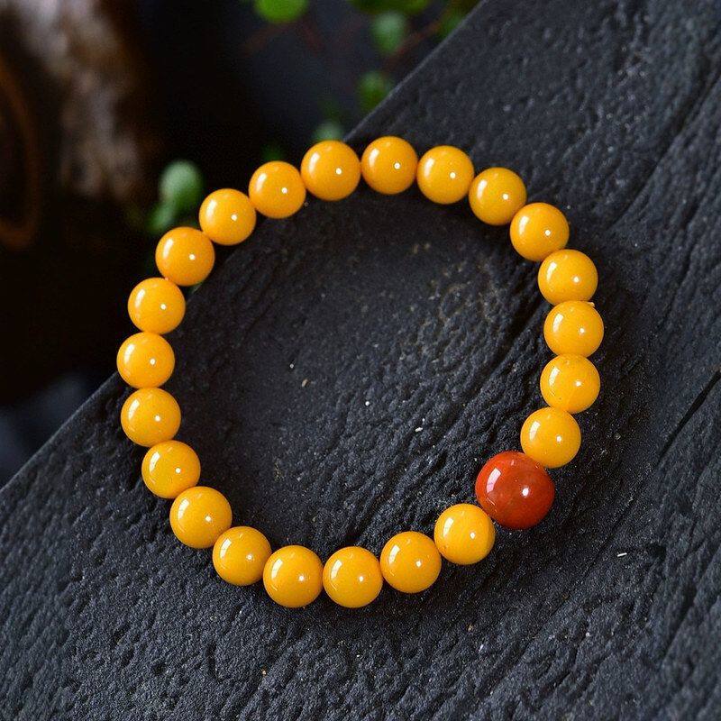 Grease Amber Full Of Flesh Flame Pattern South Red Single Bracelets