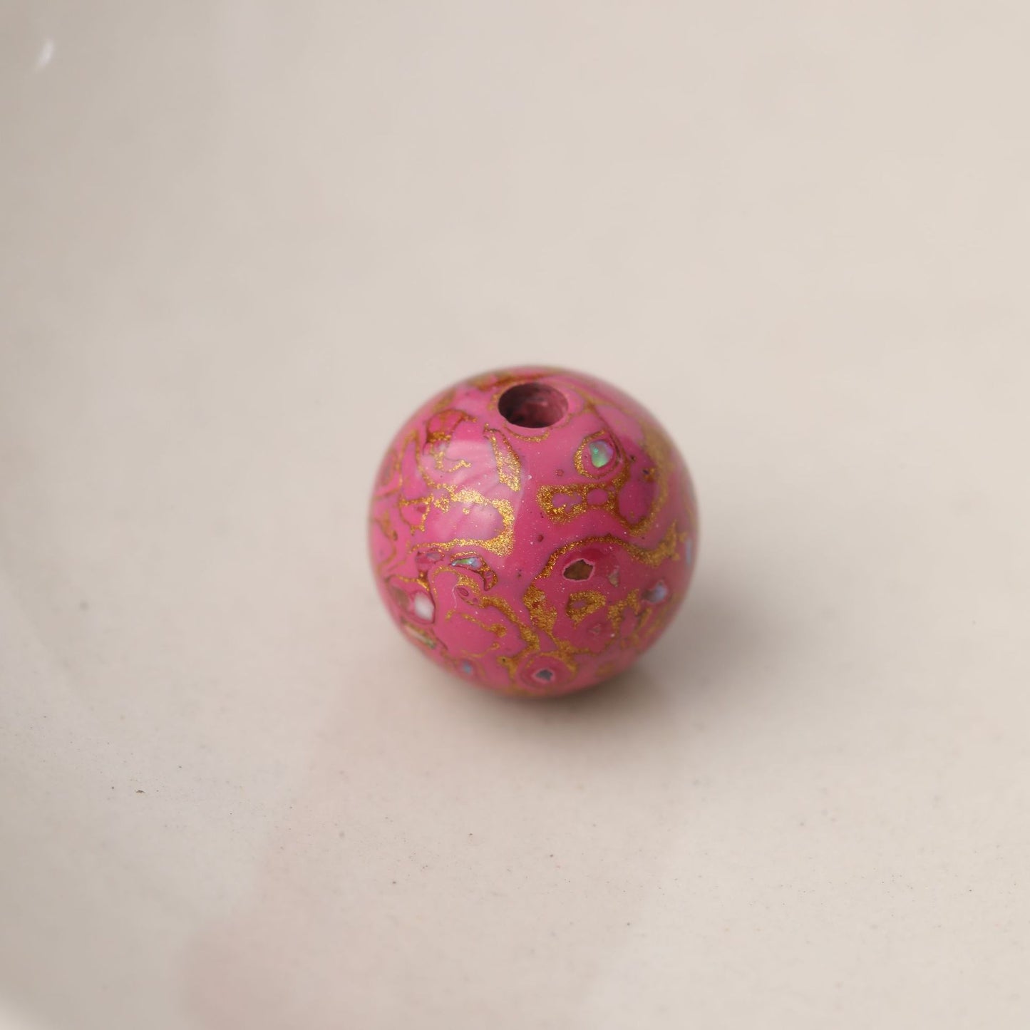 Paint Large Beads Inlaid Screw Scattered Single Bracelet
