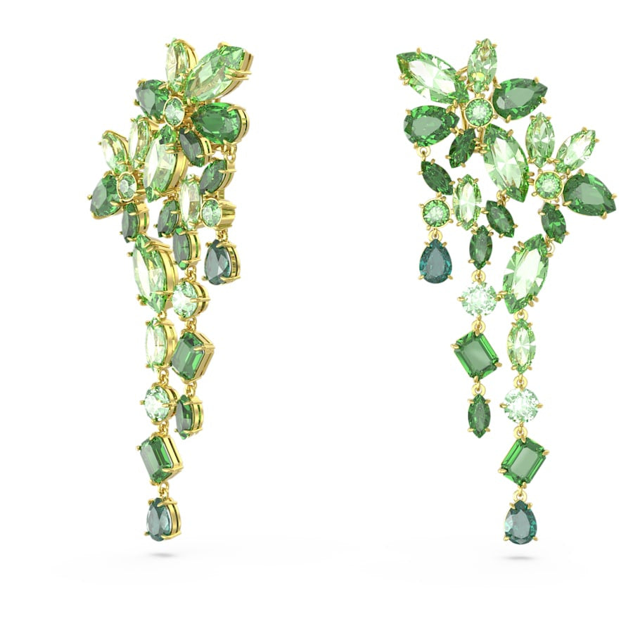 Candy Colorful Female Austrian Crystal Contrast Earrings