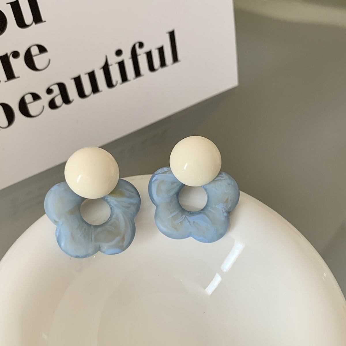 Niche Unique Design Sense Summer Fresh Earrings