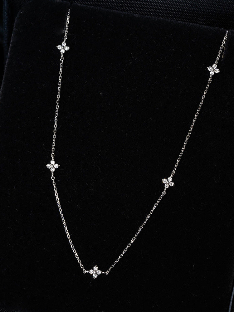 Clover Gold-plated Light Luxury Star Elegance High-grade Necklaces