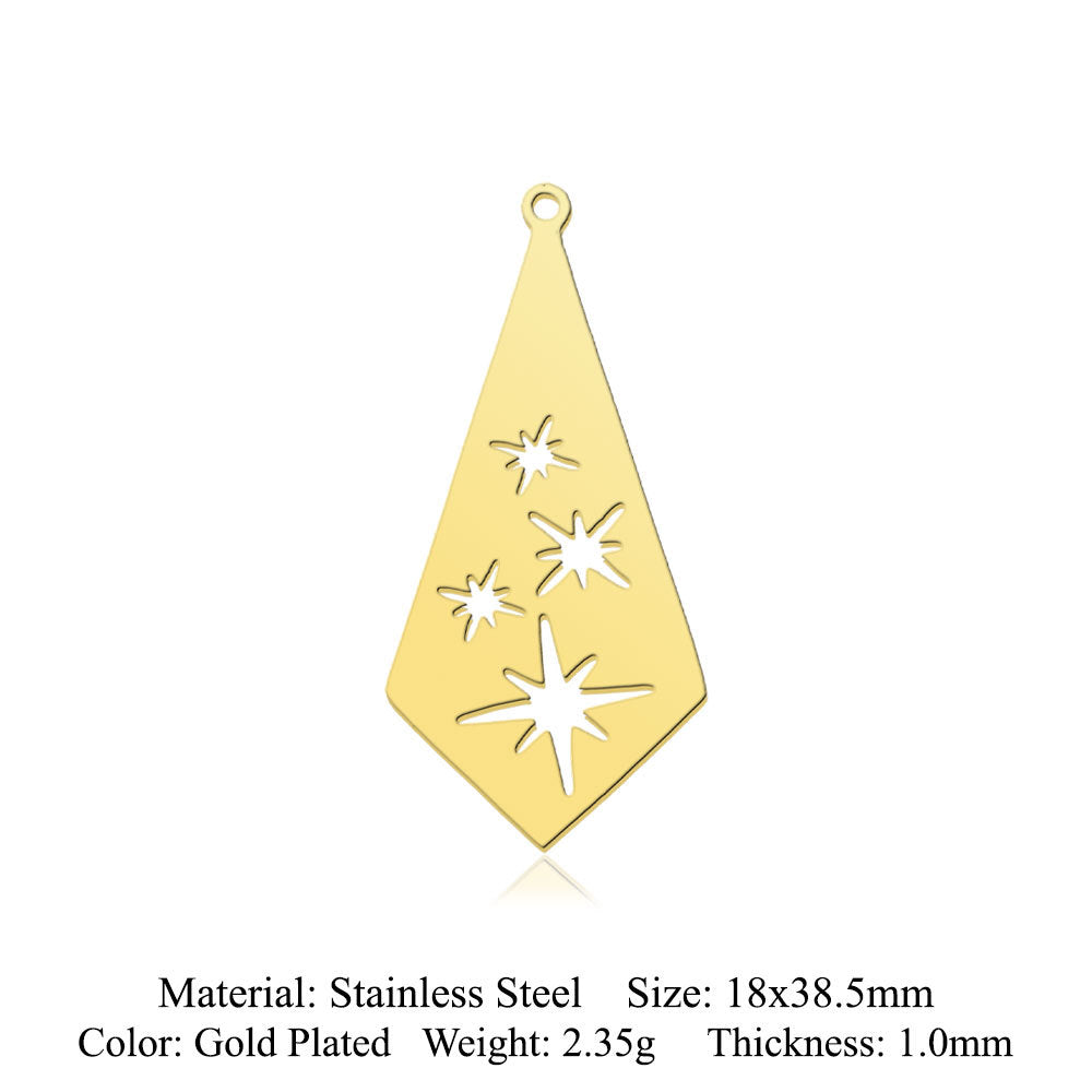 Titanium Steel Planet Ornament Accessories Geometric Pendants