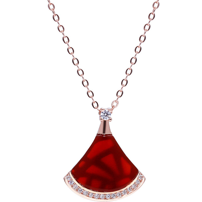 Small Skirt Female Fan Shell Fashion Simple Niche Necklace