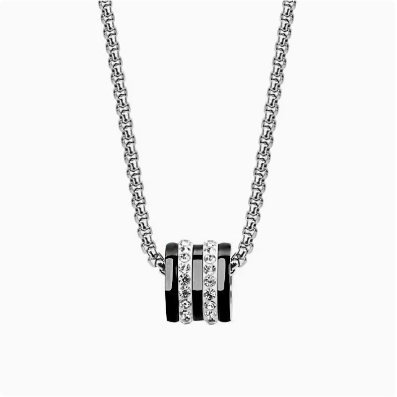 Selected Lucky Beads Titanium Steel Minority Simple Light Luxury Fashion Necklace