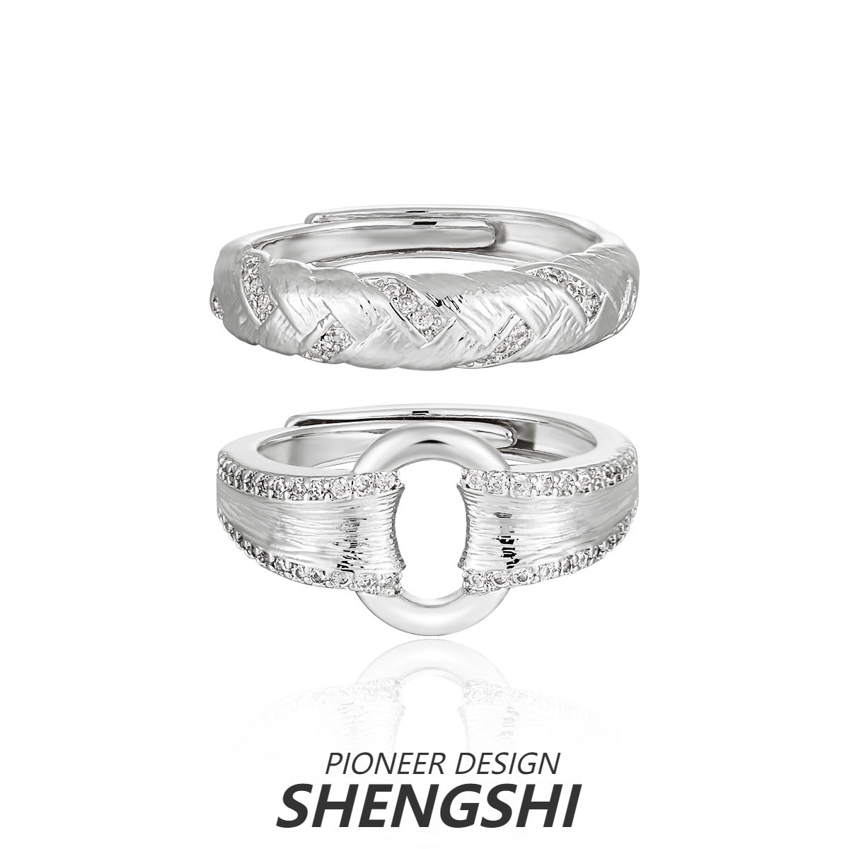 Women's Wheat Zircon Korean Style Niche High-grade Rings