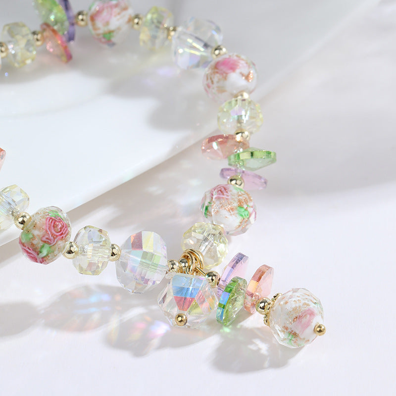 Style Fresh Sweet Girly Super Shiny Bracelets