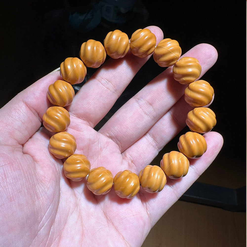 Monkey Head Walnut Glossy Love Fart Peach Single Bracelets