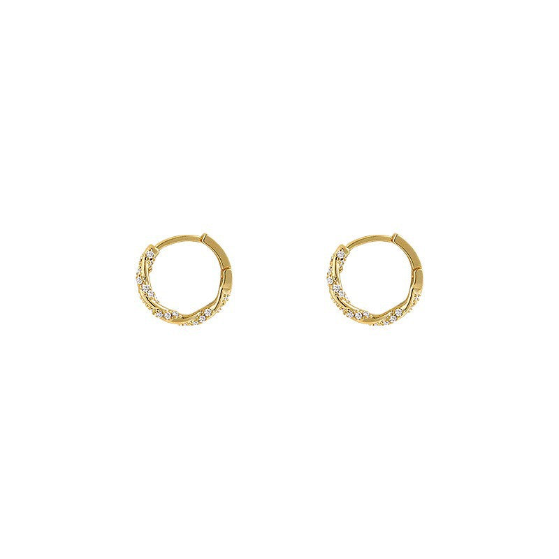 Minority Simple Personality Mobius Strip High Sense Temperament Clip Ear Buckle